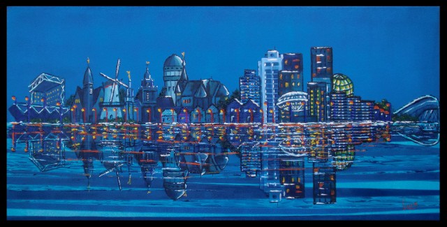 Sweet Lake by night - VERKOCHT